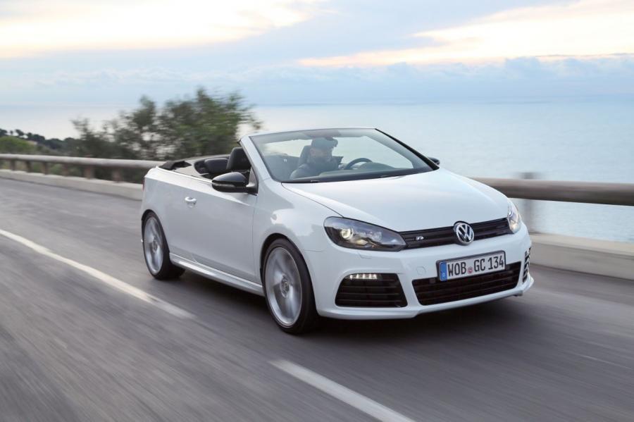 Volkswagen Golf R White Cabriolet '2013